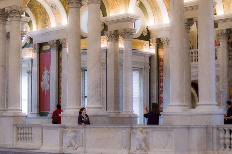 United States Library of Congress building — interior architecture.