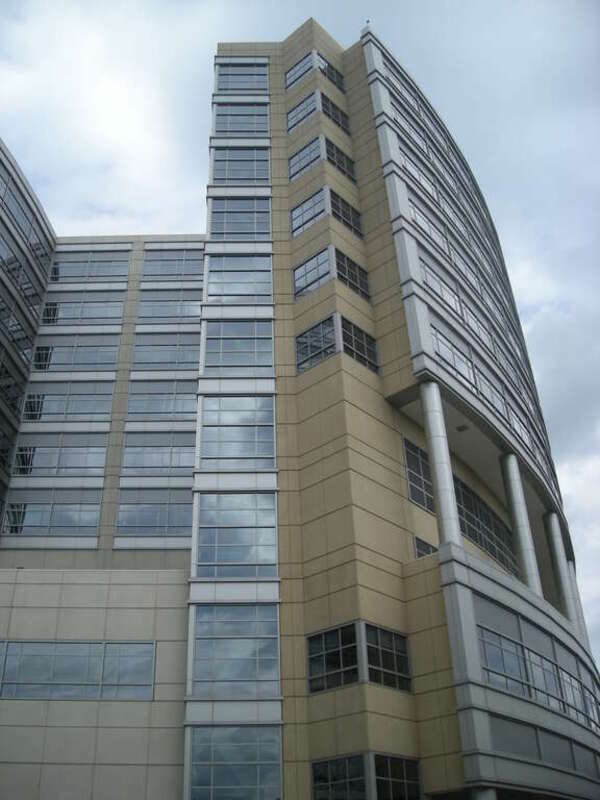 The C.S. Mott Children's Hospital and Von Voigtlander Women's Hospital on the medical campus of the University of Michigan in Ann Arbor, Michigan (United States).