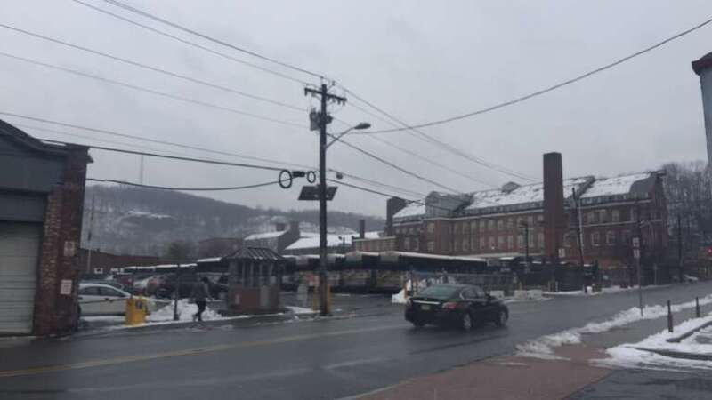The Rogers Building now houses the Paterson Museum,  within the Jersey St, Bus Depot, remmnats of the city's trolly tracks can still be found.