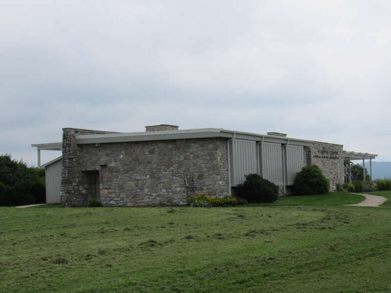 The visitor center at Antietam National Battlefield in Maryland.