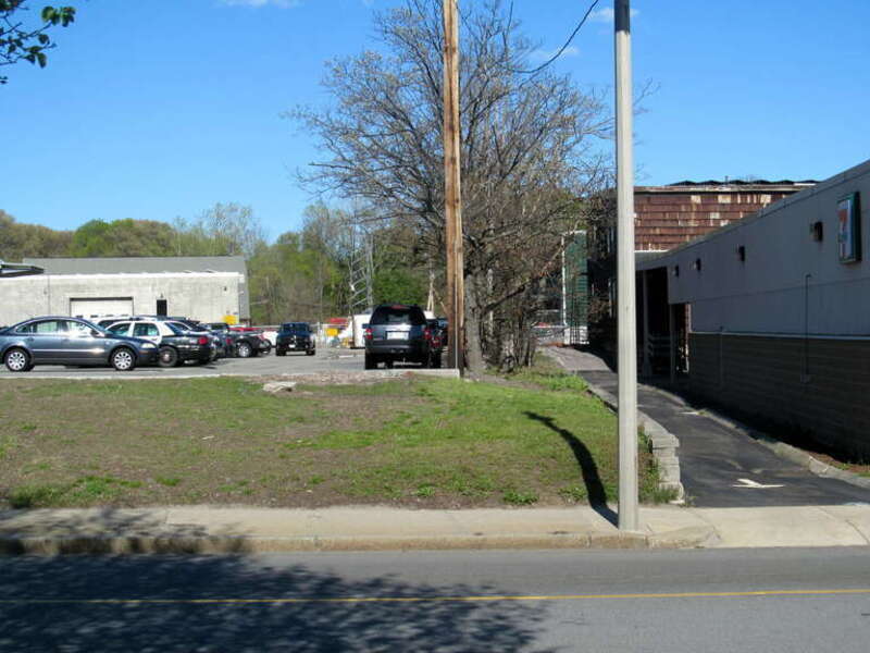 Former site of Waltham North station in May 2016