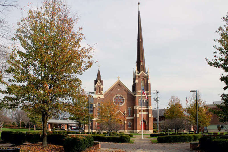 First Presbyterian Church, in Warren, Ohio, United States.