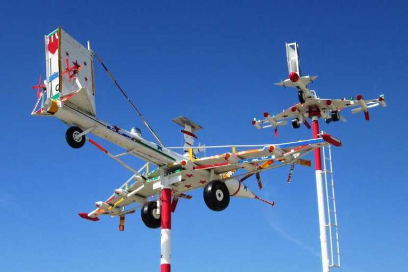 The Vollis Simpson Whirliigig Park on Goldsboro Street S. at Douglas Street S. in Wilson, North Carolina, opened on November 2, 2017 to document, conserve, and display the large whirlgigs from Simpson's property in Lucama, North Carolina. Wilson held