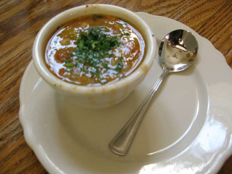 White Bean, Tomato, and Rosemary Soup