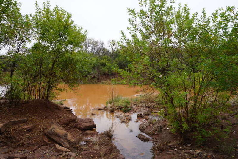 The Wichita River in Wichita Falls, Texas (United States).