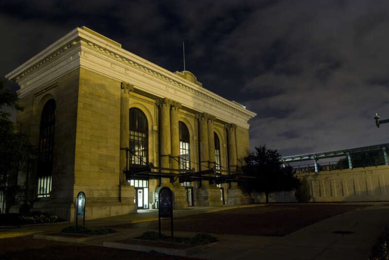 Wichita's former Union Station.  There has been no passenger rail service to Wichita since the end of the Lone Star in 1979.