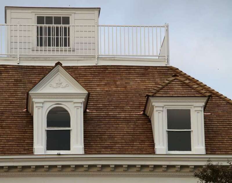 Gabled dormer and hipped dormer below the Widow's walk - Gaithersburg, MD