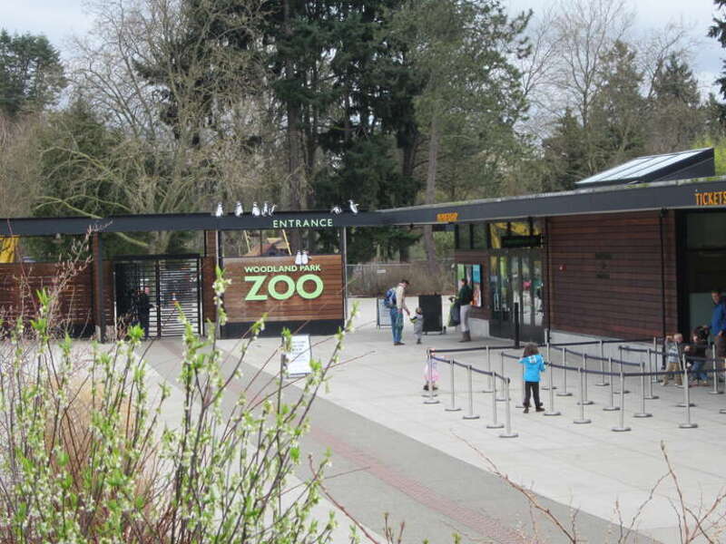 The new entrance to Woodland Park Zoo in Seattle, WA