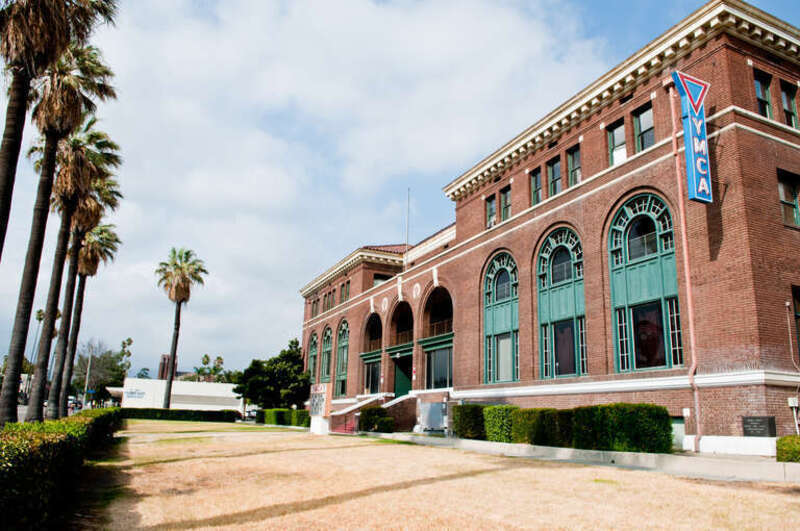 Pomona YMCA Building YMCA has since moved when this image was taken.