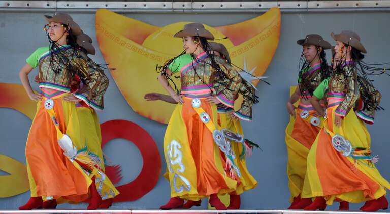 Mongolian Dance - 2015 Chinese New Year, &quot;Year of the Sheep&quot; celebration held here at Largo Central Park in Florida