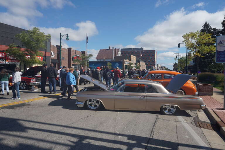The 2022 Downtown West Allis Classic Car Show in West Allis, Wisconsin (United States).