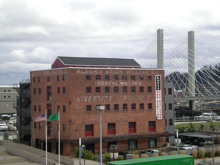 The former Albers Brothers Mill in Tacoma, Washington