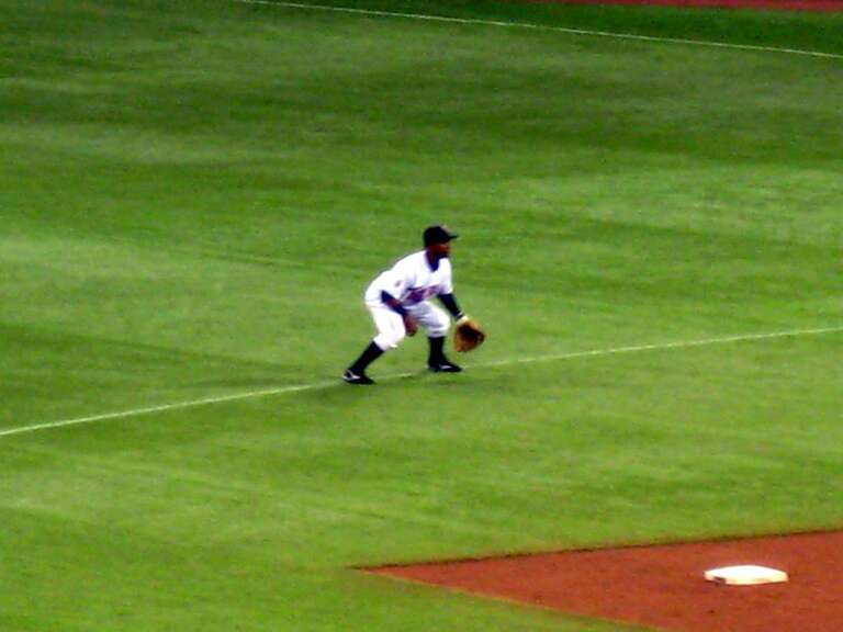 Alexi Casilla, ready for anything.