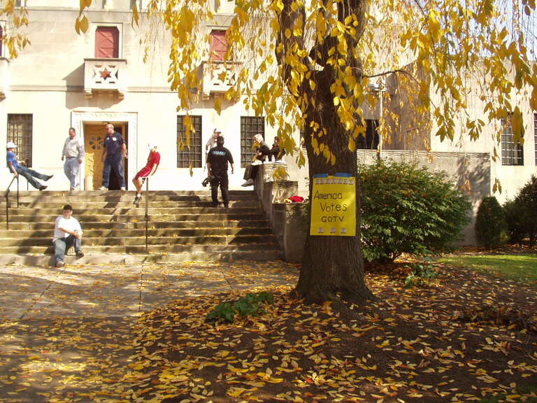 America Votes used the Zembo mosque on 2nd/Division as a headquarters for it's Harrisburg GOTV efforts.