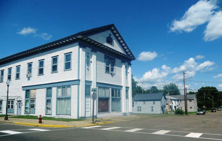 Photo from the Cumberland area of Barron county, northwestern Wisconsin. This is the former Uecke's Opera House.