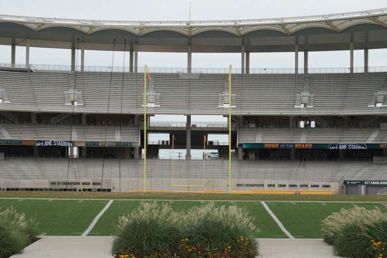 McLane Stadium on the campus of Baylor University in Waco, Texas (United States).