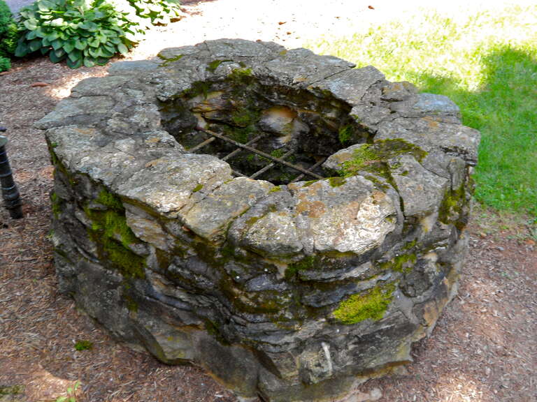 Well at the Michael and Magdealena Bixler Farmstead, listed on the NRHP on July 27, 2000. Located at 400 Mundis Race Road, East Manchester Township, York County, Pennsylvania.  The house is now the main office of the York County Parks department and