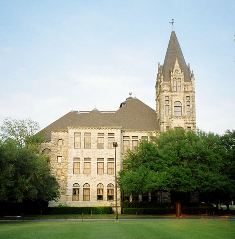 The Roy and Lillie Cullen Building at Southwestern University in Georgetown, Texas, United States.