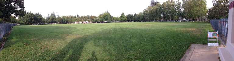 City park in Mountain View, California.