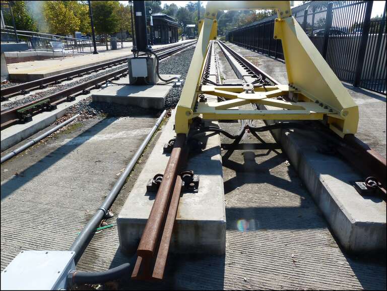 End of Light Rail Line