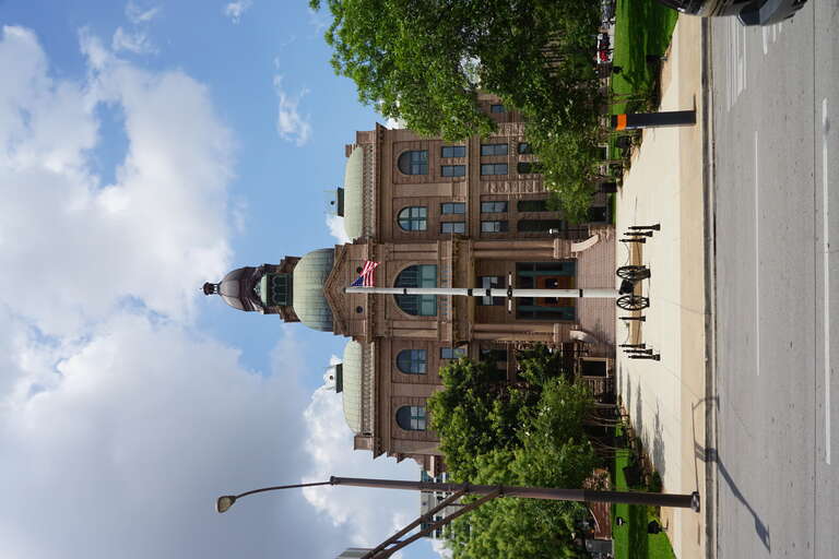 The Tarrant County Courthouse in Fort Worth, Texas (United States).