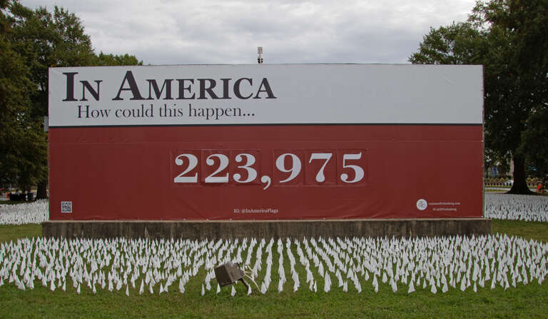 “In America” Covid 19 Display