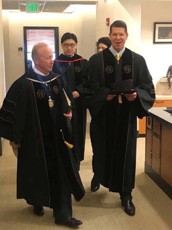 Keith Krach and Mitch Daniels