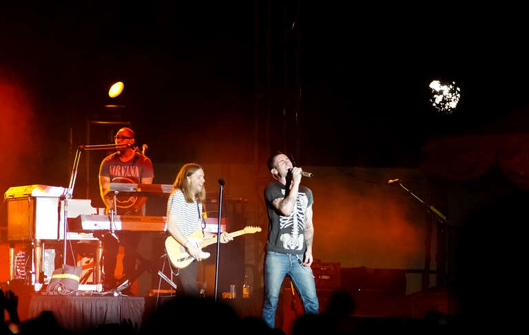 Maroon 5 performing at Gulfport Music Fest, may 2012.