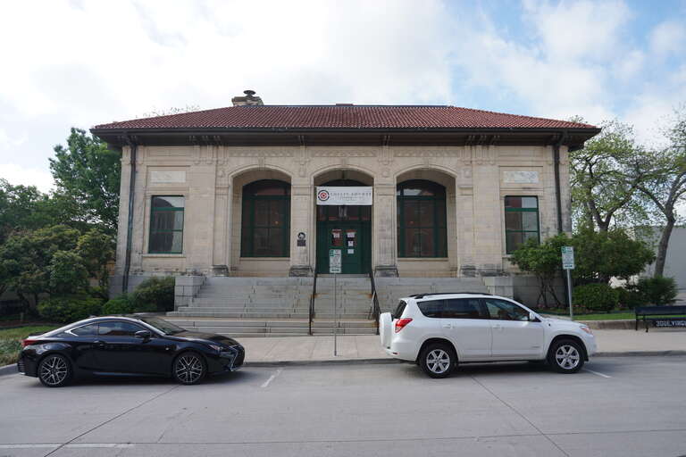 The Historic U.S. Post Office, currently the Collin County Historical Society and Museum, in McKinney, Texas (United States).