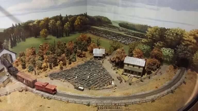 Modell einer Plantage aus dem Levine Museum of the New South