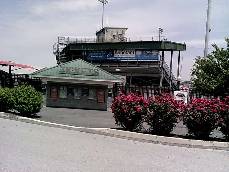 Entrance to Municipal Stadium, Hagerstown, Maryland, USA