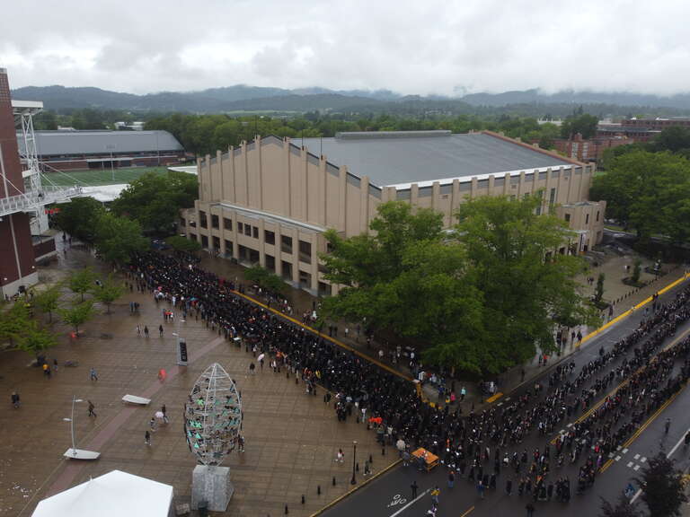 Oregon State University celebrated its 2022 commencement on June 11. today.oregonstate.edu/news/more-7300-students-graduate-ju...