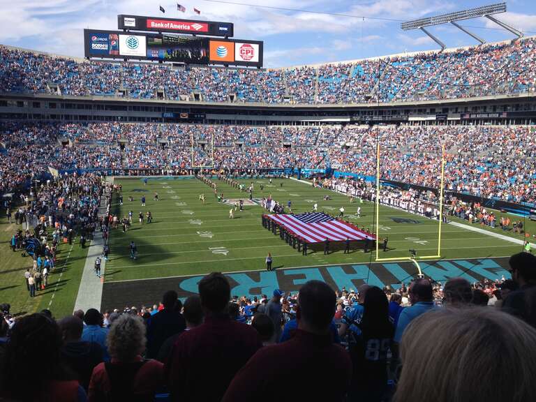Denver Broncos vs. The Carolina Panthers during a November 11 battle at Bank of American Stadium