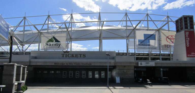 Soccer stadium in Sandy, Utah.