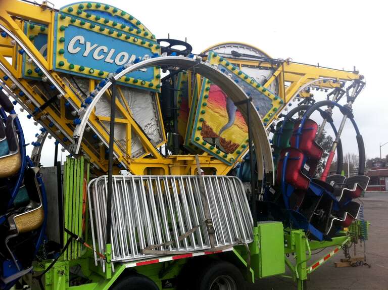 @dailyshoot 2011/02/28: Make a photograph illustrating a sound that catches your ear today. #ds470
When I got to Petaluma on Friday, there was a sad little fair, with ony a few brave people on the rides in the chilly 40 degree temps.  I laughed when