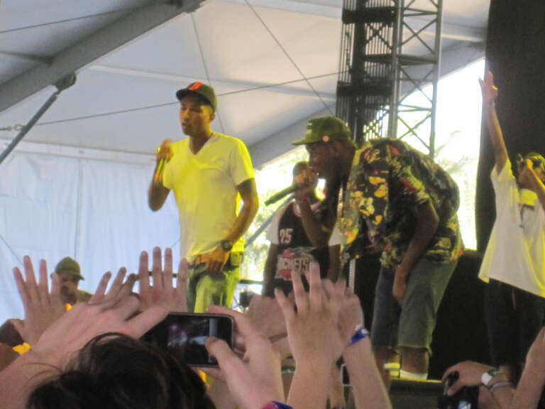 Odd Future with Pharrell Williams.