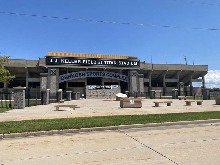 Outer veiw of Titan Stadium at UW-Oshkosh.