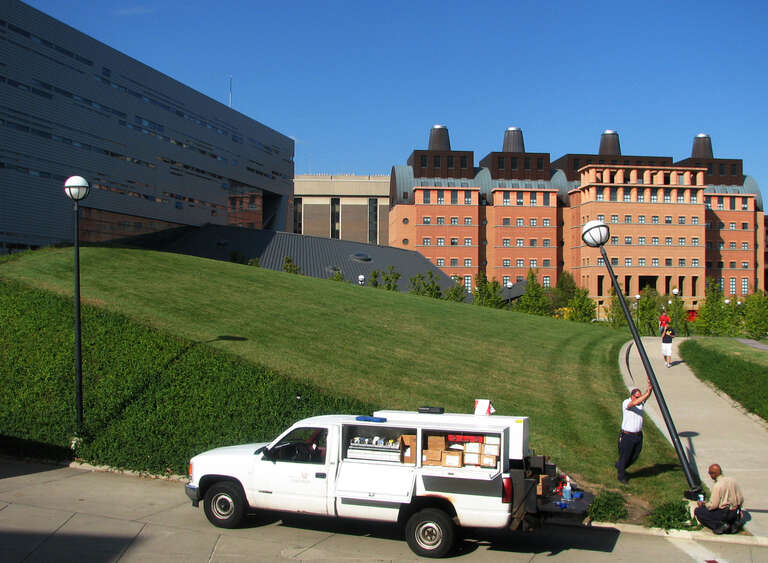 University of Cincinnati Master Plan

The Master Plan is the move of a century for the university to integrate a once concrete campus into a cohesive whole built on the human scale. Overseeing the entire process is Boston designer George Hargreaves