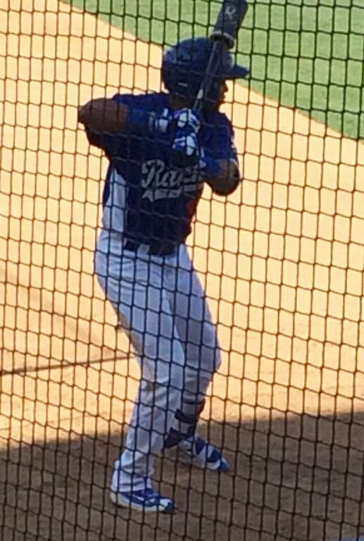 Yusniel Díaz with the Rancho Cucamonga Quakes