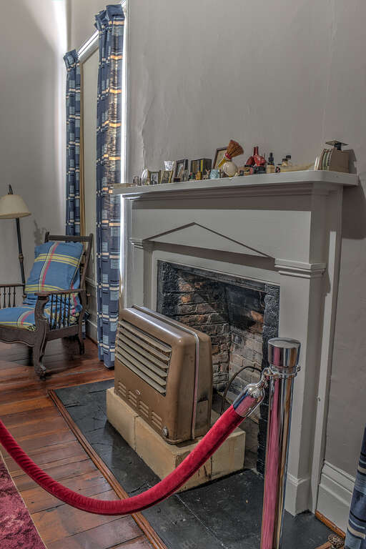 main bedroom fireplace