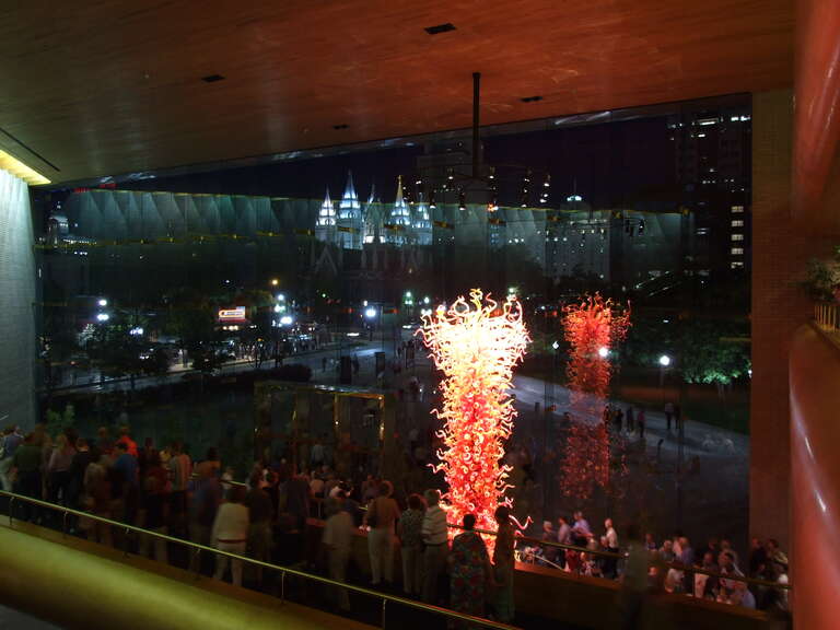 Abravanel Hall interior, night