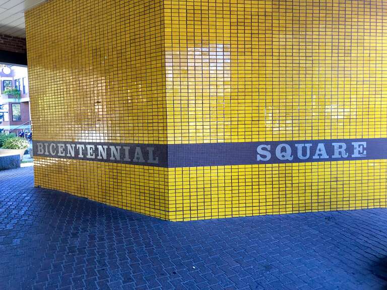 Bicentennial Square Sign, Concord, NH