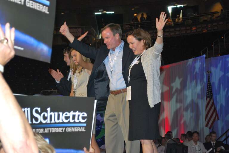 Bill Schuette, Republican candidate for Attorney General
2010 Michigan Republican State Convention http://www.billschuette.com/