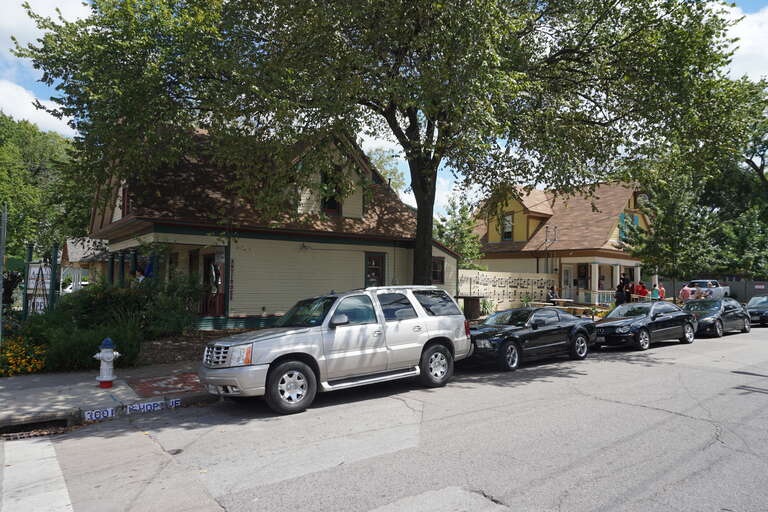 Bishop Avenue in the Bishop Arts District of the Oak Cliff neighborhood in Dallas, Texas (United States).