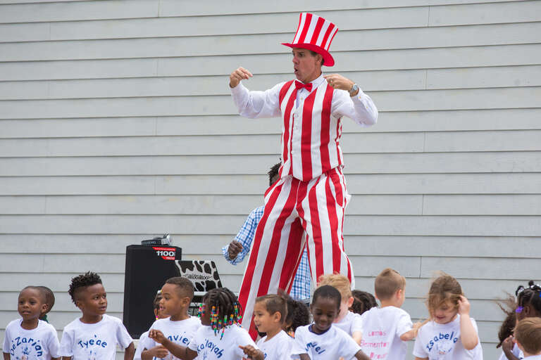 North Charleston Arts Festival's Children Festival at Park Circle.  Entertainment at Felix Davis Community Center and public safety demonstrations and kid activities around the circle.

Photo by Adam MacConnell