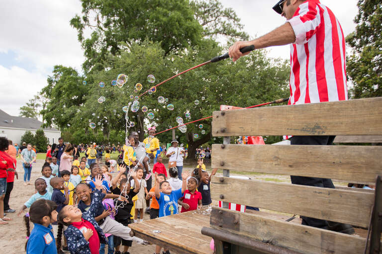 North Charleston Arts Festival's Children Festival at Park Circle.  Entertainment at Felix Davis Community Center and public safety demonstrations and kid activities around the circle.

Photo by Adam MacConnell
