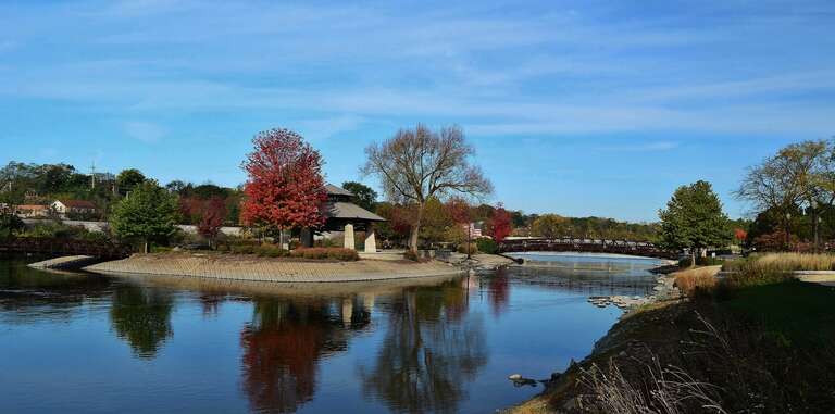 Downtown, Elgin, IL, USA