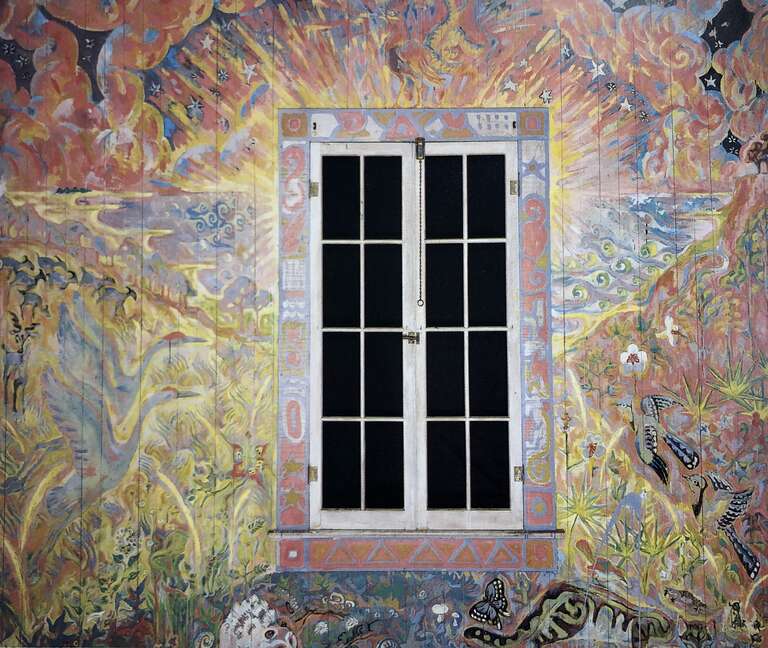 East Wall in Walter Anderson's Shearwater Cottage