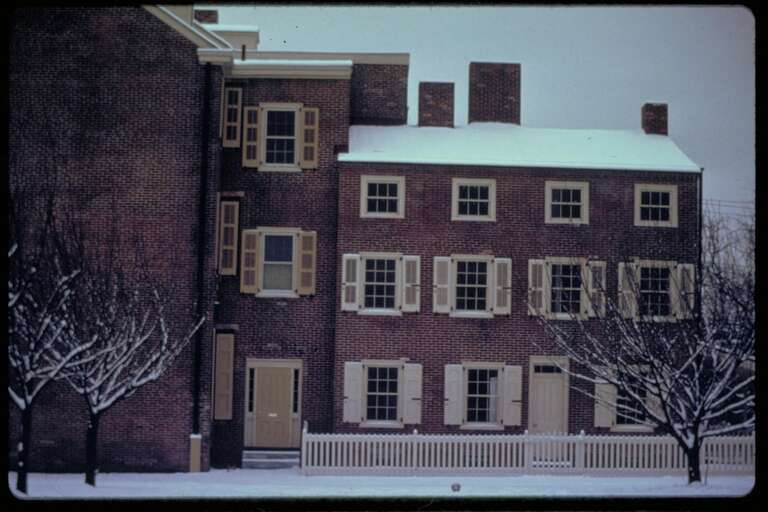 This is the 1840s home of Edgar Allan Poe, one of America's finest and most influential writers. The small brick house now connected to 530 North Seventh Street was Poe's home, 1843-1844. The life and work of Edgar Allan Poe are portrayed in this