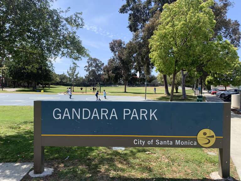 Gandara Park in Santa Monica, California, United States as of April 2021.